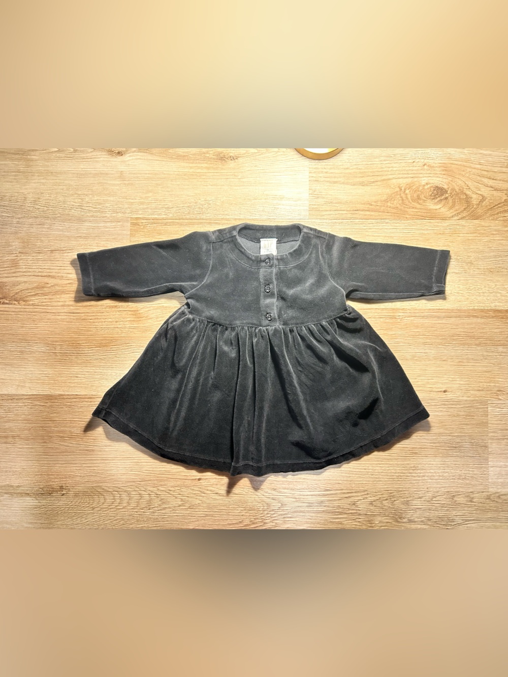 GAP Black Velvet Circle Skater Skirt for Girls